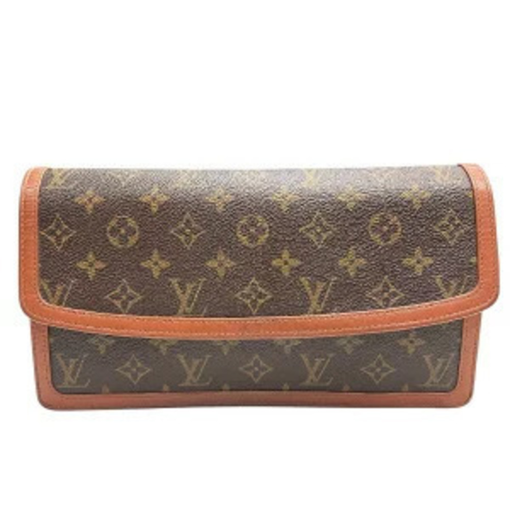 Louis Vuitton Monogram Pochette Dam Bag Clutch Shoulder